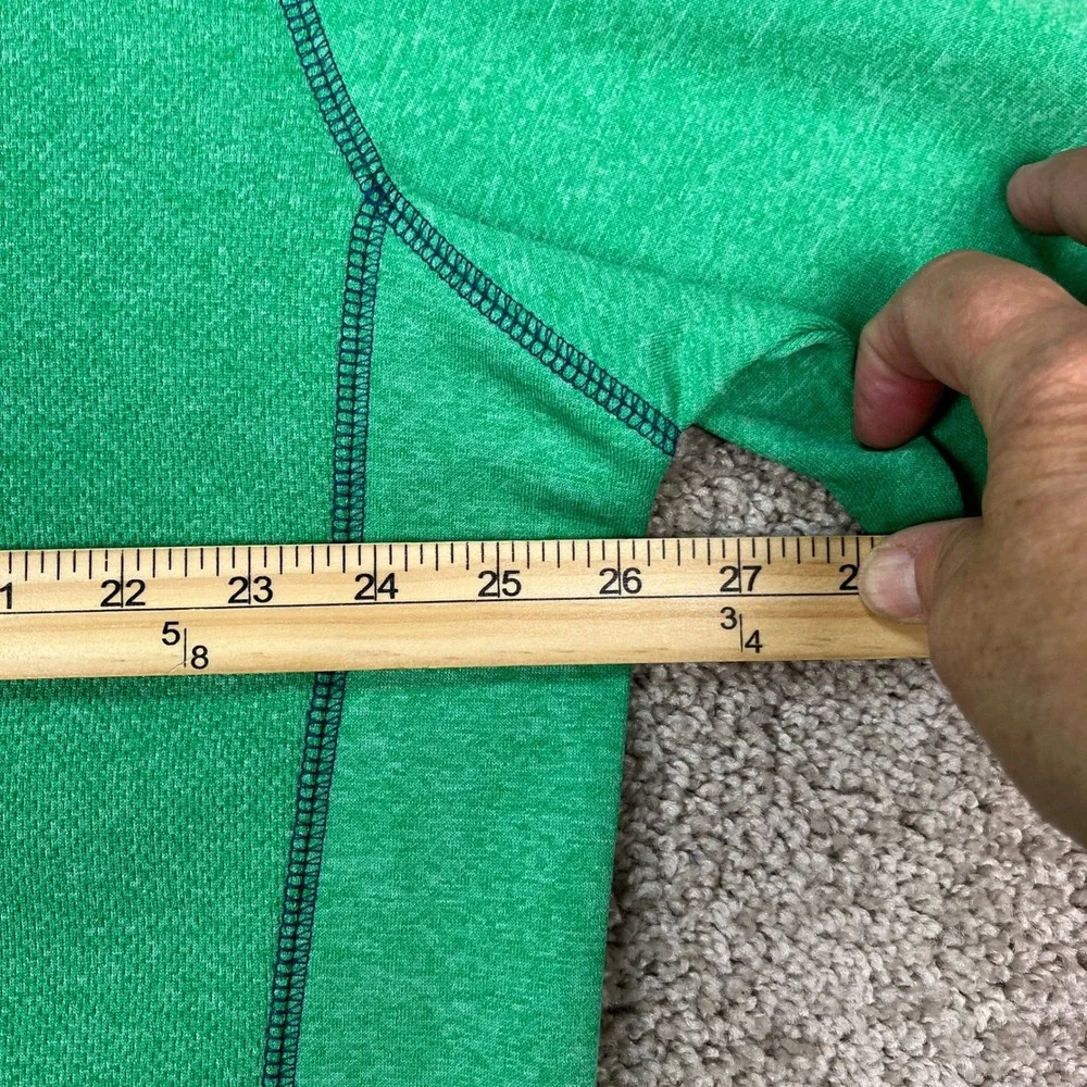 Pebble Beach Pullover Mens XL Green Heathered Quarter Zip Golf Performance‎ NEW
